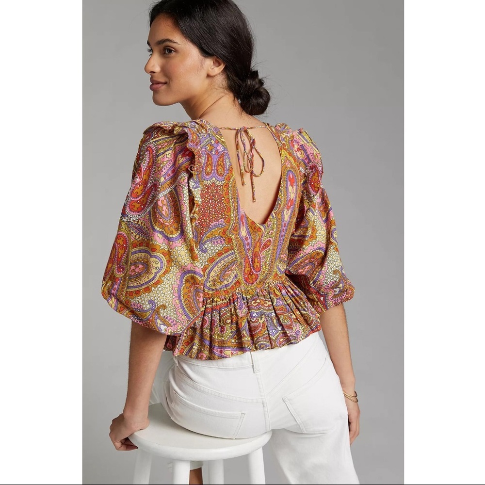 Anthropologie Wanderlust Top - Picture 2 of 8